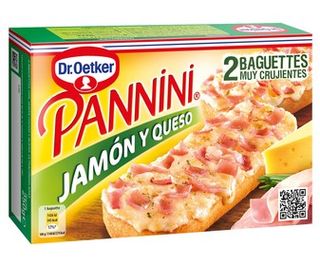 Pannini de Jamón y Queso Dr. Oetker 2 X 125 G.