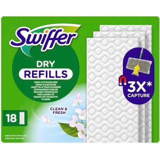 Toallitas secas para mopa SWIFFER, recambio 18 uds (26690008)