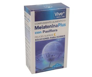 Melatoninaplus con Pasiflora Vivie + Salud y Belleza 30 Càp. de 540 MG