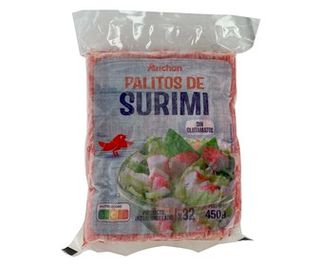 Palitos de Surimi con Cangrejo Producto Alcampo 450 G.