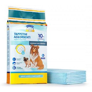 CLENDY PET TAPPETINI ASSORBENTI CON CLOREXIDINA 60X90 10PZ   LAN901