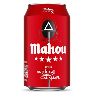Cerveza Mahou 5 Estrellas Lata 33 Cl