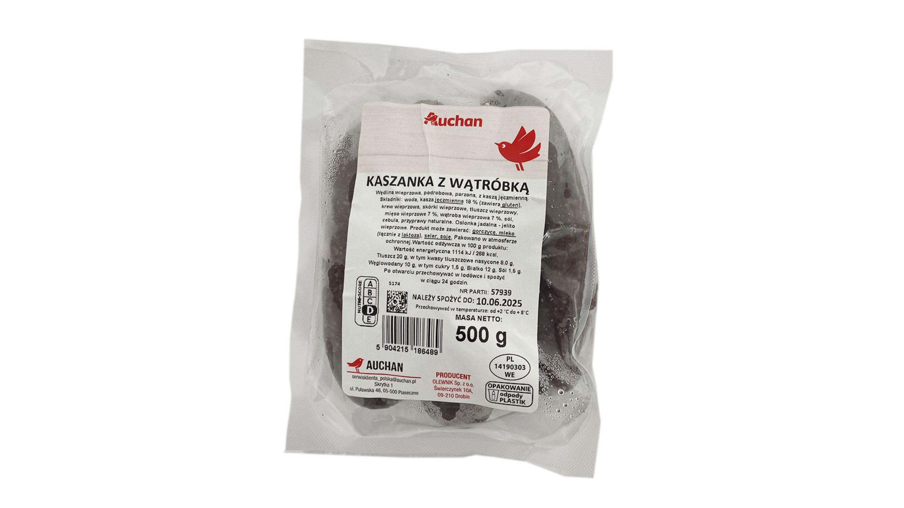 Auchan nabiał i jaja