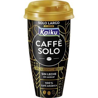 Café solo sin azucares añadidos KAIKU, vaso 230 ml (26749408)