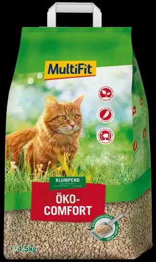 Żwirek dla kota MultiFit Comfort zbrylający 10L/4,5kg