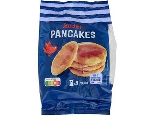 PANQUECAS AUCHAN SIMPLES 9X2UN 360G
