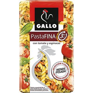 GALLO PASTA FINA Hélices De Tomate Y Espinacas 400 G