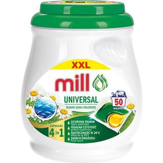 Mill Professional Kapsułki do prania uniwersalne 50 szt