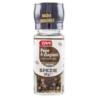 Crai Spezie Pepe 4 stagioni Grani con macinello 30 g