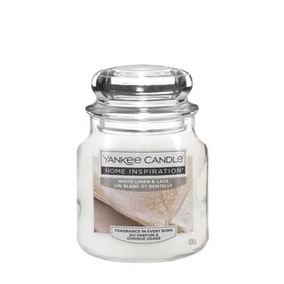 White Linen Lace, candela in giara piccola - Yankee Candle