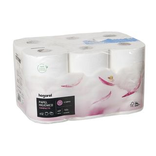 Papel Higiénico Compacto Hogarel 12 Uds (278766)