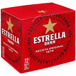 Cerveza Estrella Damm Pack 12x25 Cl.