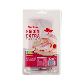 BACON EXTRA AUCHAN FATIAS 150G