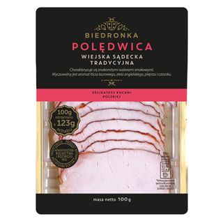 Biedronka Premium Polędwica Sądecka wiejska, tradycyjna, 100 g