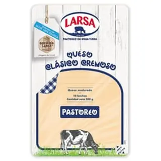 Queso Larsa Trébol Natural Lonchas 200 G