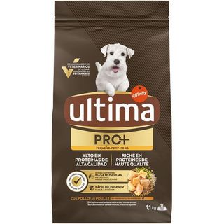 Alimento De Pollo Para Perro Mini Ultima, Saco 1,1 Kg (26169011)