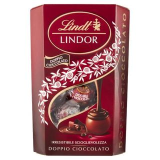 Lindt Cioccolatini Lindor Doppio Cioccolato Scatola 200 G - 143687