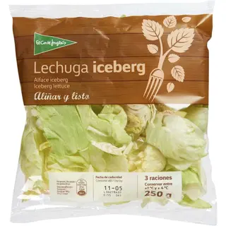 El Corte Inglés Salada Iceberg embalagem 250 g - 18170300109