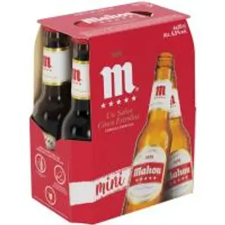 Cerveza Mahou, Pack Botellín 6X20 Cl (24887606)