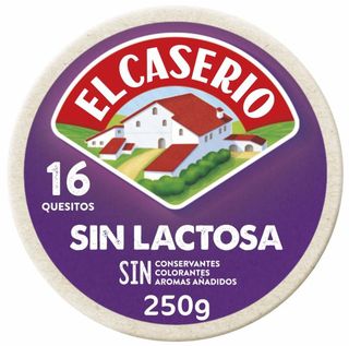 Queso Porciones Sin Lactosa Caserio 16 Unidades 250G