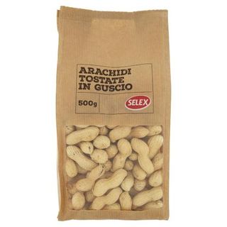Selex Frutta Secca Arachidi Tostate Con Guscio 500 G - 517960