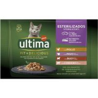 Alim.Húmedo Carne Gato Esteril.Ultima X4 (23904295)