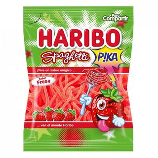 Caramelo Goma Spaghetti Fresa Haribo 150 Gr.