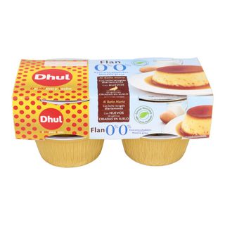 Flan 0% Sin Azucar Dhul 4X100 G