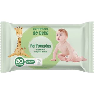 Toalhitas Bebé Perfumadas Continente do Bebé (emb. 80 un)