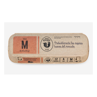 Redondo Huevos Talla M 12u