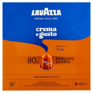 Lavazza crema e gusto Forte Compatibile con Nespresso Original 80 Capsule 440 g