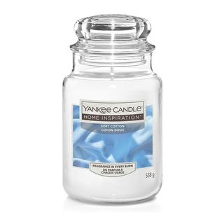 Soft Cotton, candela in giara grande - Yankee Candle