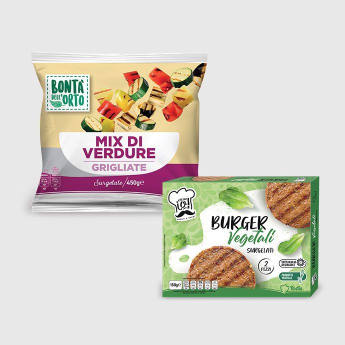 Frutta e verdura surgelate