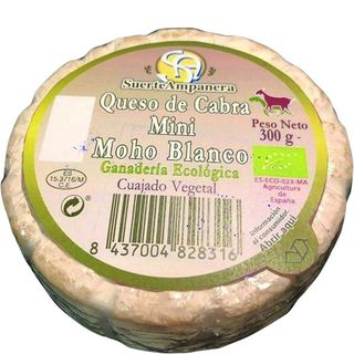SUERTE AMPANERA Queso De Cabra Moho Blanco Mini Pieza 300 G
