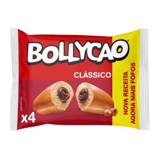 Bollycao Bolo com Recheio de Chocolate 4un