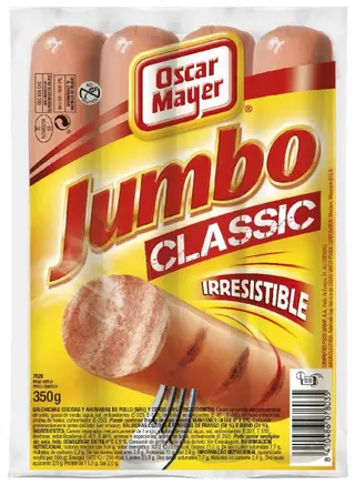 Salchichas Jumbo Oscar Mayer 4U 350G
