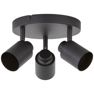 Plafon Gu10X3 Metal Preto Inspire Tekla (83514083)