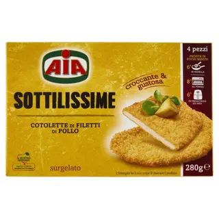 Aia Sottilissime Cotolette di Filetti di Pollo surgelato 280 g