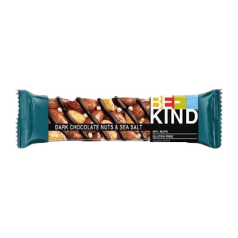 
Be-Kind Barra de Noz, Chocolate Negro e Sal Marinho sem Glúten 40g