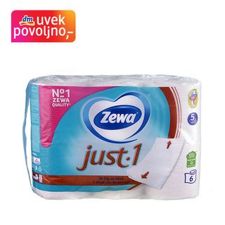 2444877 Zewa just-1 petoslojni toalet papir 6 kom