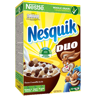 Nestle Зърнена закуска Nesquik Duo 325 ГР / 38900134