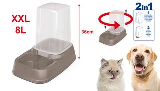 10093 DISPANSER 2u1 8L 44x26x36 h Eat & Drink GeorPlast