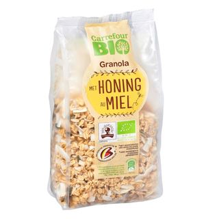 Granola cu miere Carrefour Bio 375g 
