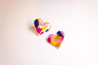 Big Heart Colorful-naušnice