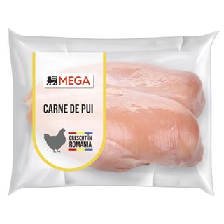 MEGA, Piept de pui dezosat fara piele, ambalat vacuum +/-0.700 Kg (ID 93495)