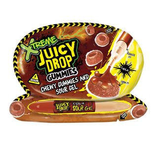 Juicy Drop Chewy Gummies And Sour Gel cola