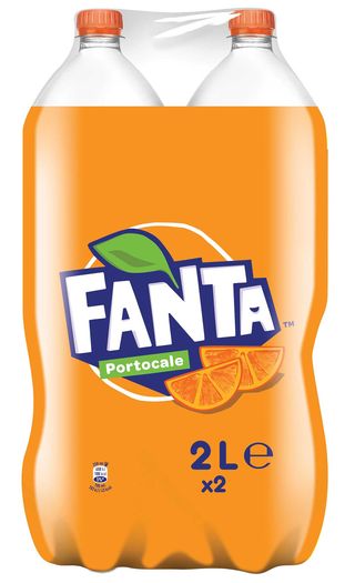 Fanta portocale 2 x 2 l