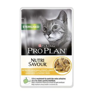 Hrana umeda pentru pisici Pro Plan Sterilised cu pui 85 g