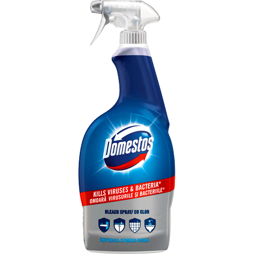 Domestos универсален спрей с белина