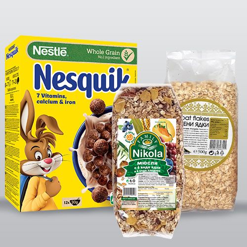 Овесени Ядки, Мюсли и Зърнени Закуски